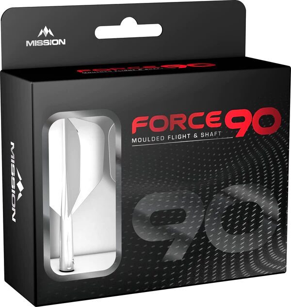 Mission Force 90 Shaft & Flight System – White (No6)