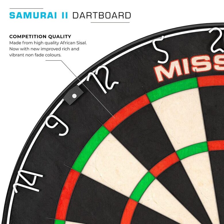 Mission Samurai II Dartboard