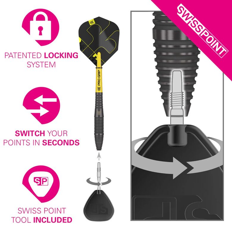 Target Bolide Void 90% Swiss Point Darts - Style 5