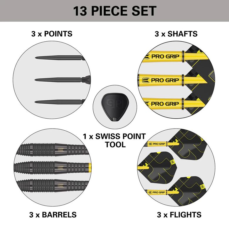 Target Bolide Void 90% Swiss Point Darts - Style 5