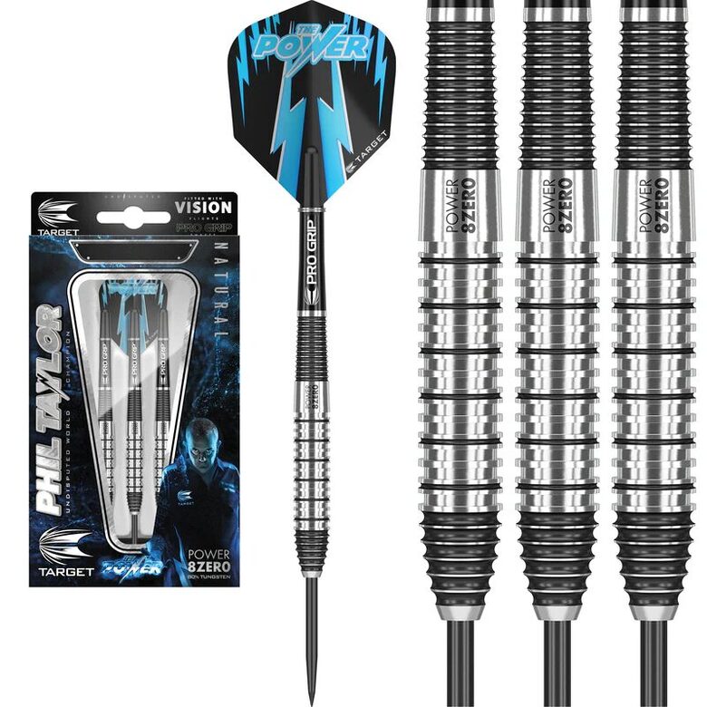 Target Phil Taylor 8 Zero 80% šautriņas