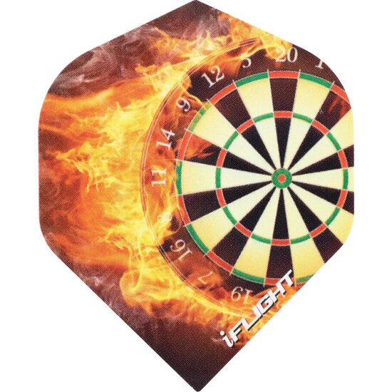 Designa Flaming Dartboard Flights (No2)