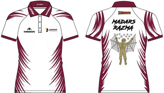 Madara Razma parakstīts PDC Pro tūrē lietots krekls