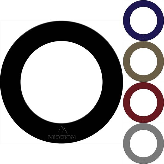 Mission Embossed Logo Dartboard Surround