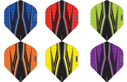Pentathlon Lux Dart Vision Black Centre spārniņi (No2)