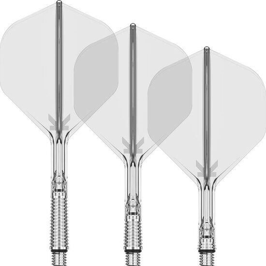 Target K-Flex rotējoša astītes-spārniņa sistēma - caurspīdīga (No2)