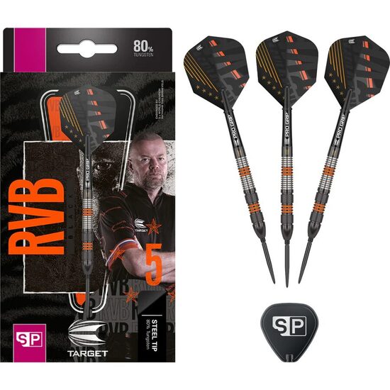 Target Raymond Van Barneveld 80% Black Swiss Point Darts