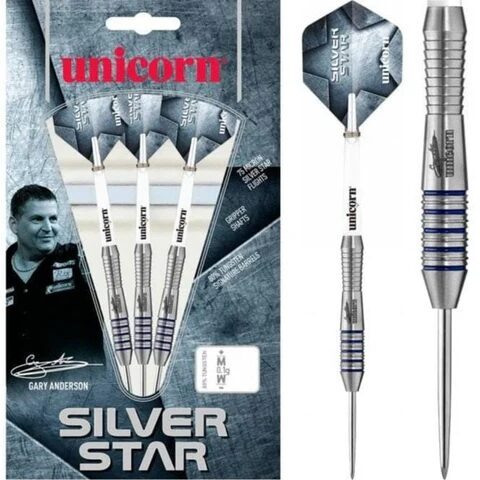 Unicorn Gary Anderson Silver Star 80% Darts