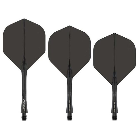 Winmau Fusion astītes-spārniņa sistēma - melna (No2)