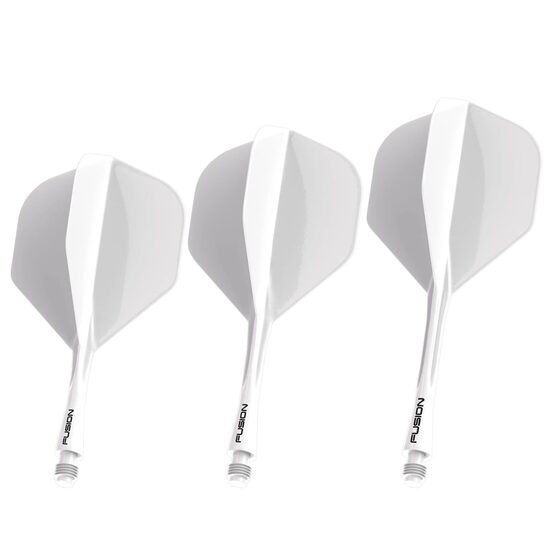 Winmau Fusion astītes-spārniņa sistēma - balta (No2)