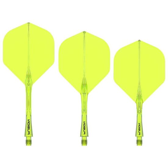 Winmau Fusion astītes-spārniņa sistēma - dzeltena (No2)